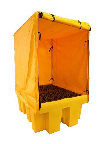 BB1C - Vasca di stoccaggio e contenimento con copertura | 1100 litri