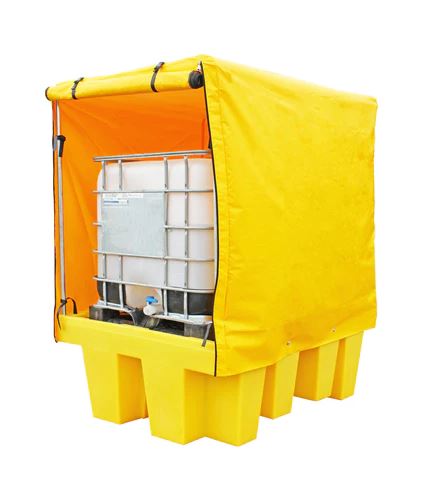 BB1C - Vasca di stoccaggio e contenimento con copertura | 1100 litri