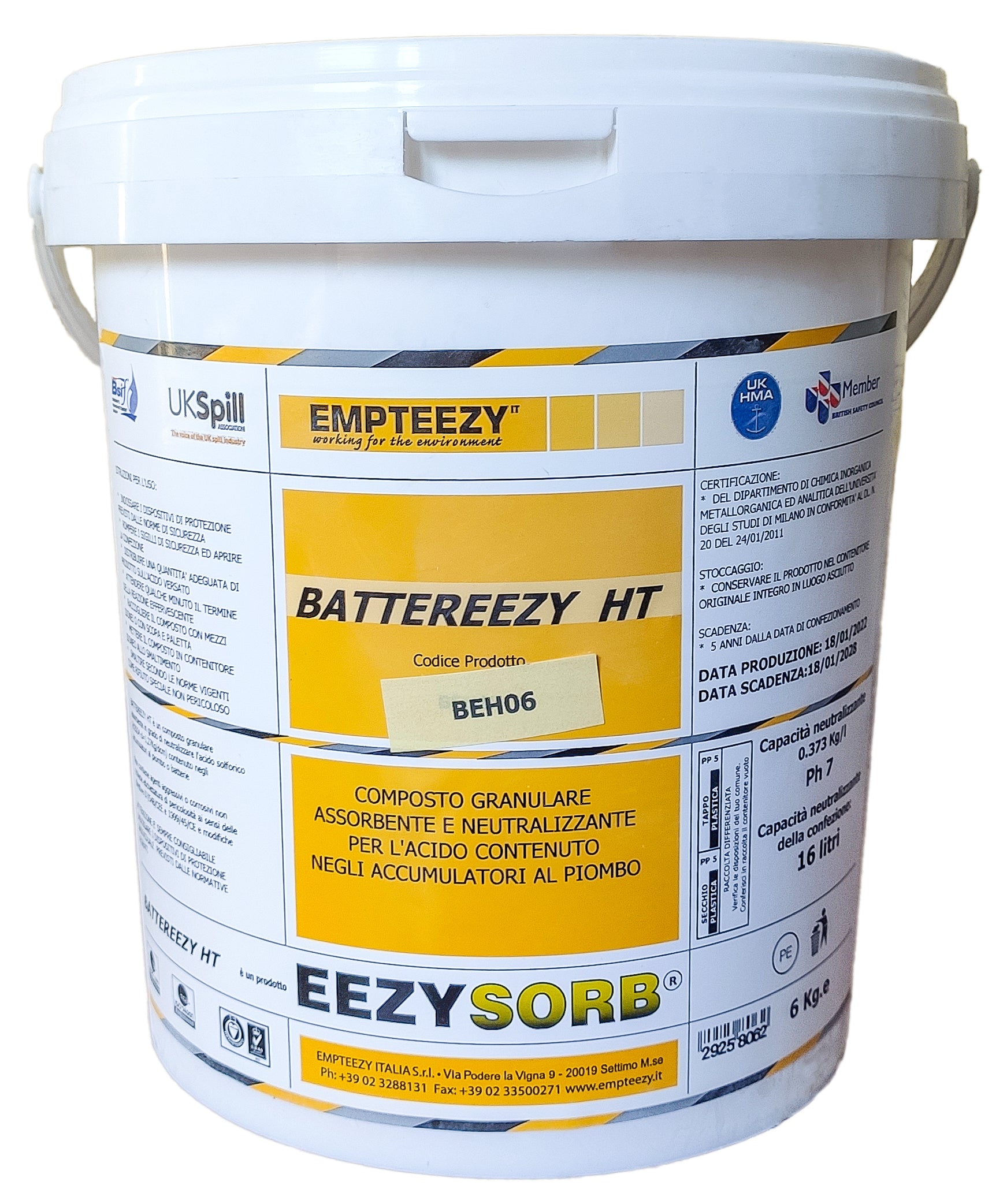 BEH06 - Neutralizzante per batterie | Battereezy kg 6