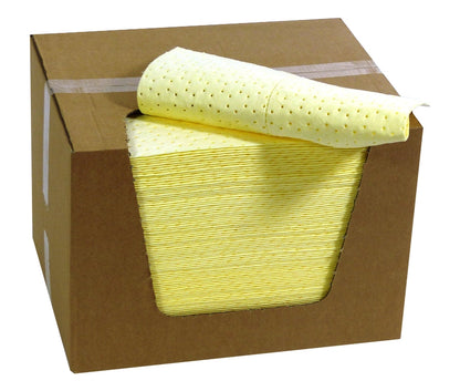 CP201-H - Tamponi assorbenti industriali per prodotti chimici | Spessore doppio | 87 litri/confezione
