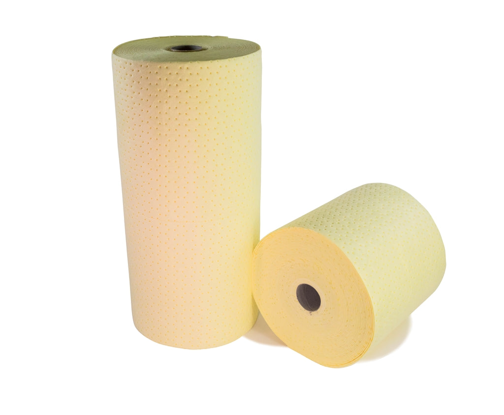 CR212-H - Rotoli assorbenti industriali per prodotti chimici | Spessore doppio | Rinforzo singolo | 136 litri/rotolo