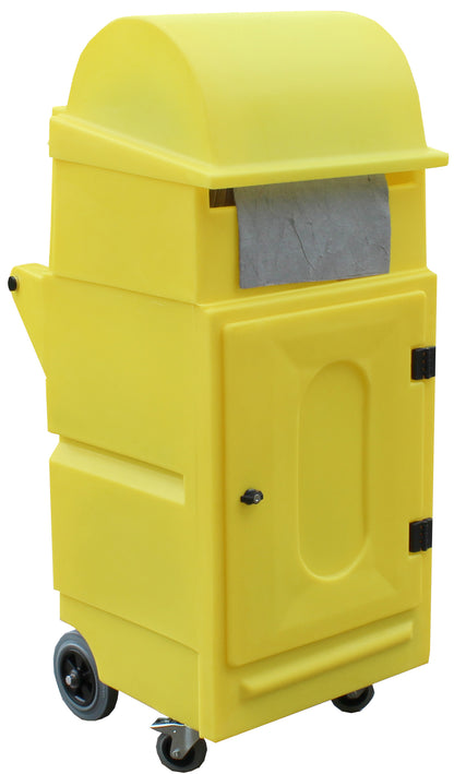 PMCXL4 - Armadietto di stoccaggio su ruote con portarotolo e chiusura a chiave